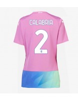 AC Milan Davide Calabria #2 Alternativní Dres pro Dámské 2023-24 Krátký Rukáv
